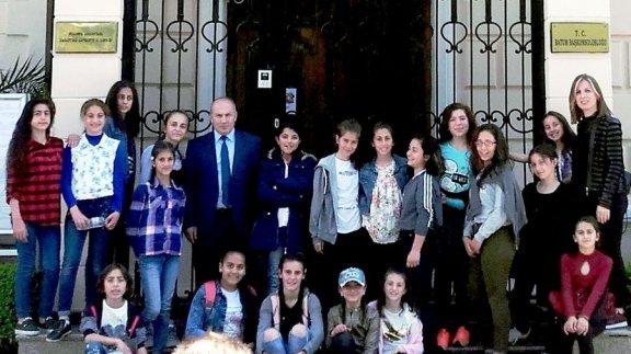 Atatürk Ortaokulu 23 Nisanda Batum Türk Okulunun Konuğu Oldu
