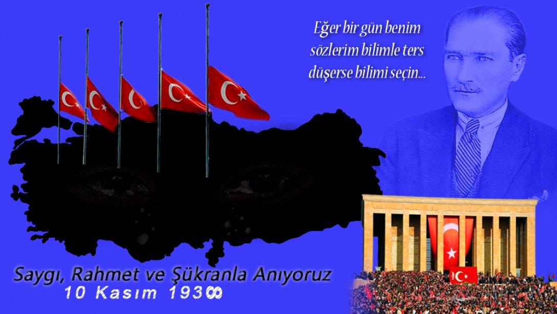 Mustafa Kemal Atatürk'ün Vefatının 81. Anma Günü