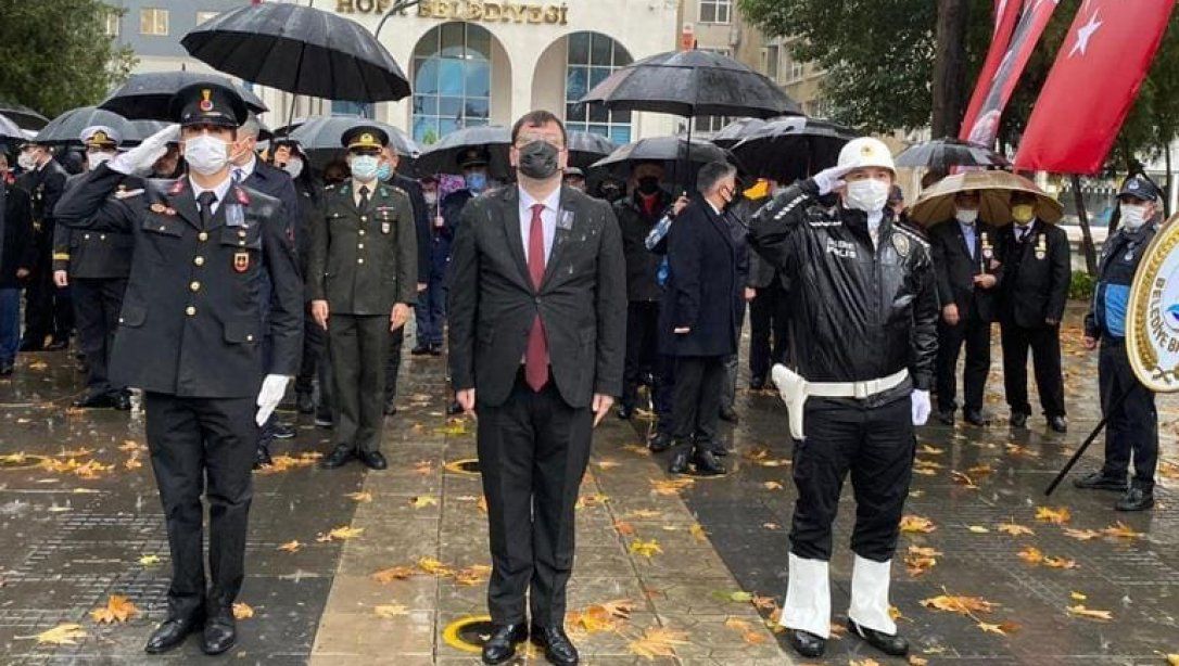 10 Kasım Atatürk'ü Anma Günü Çelenk Töreni ve Anma Programı Yapıldı.