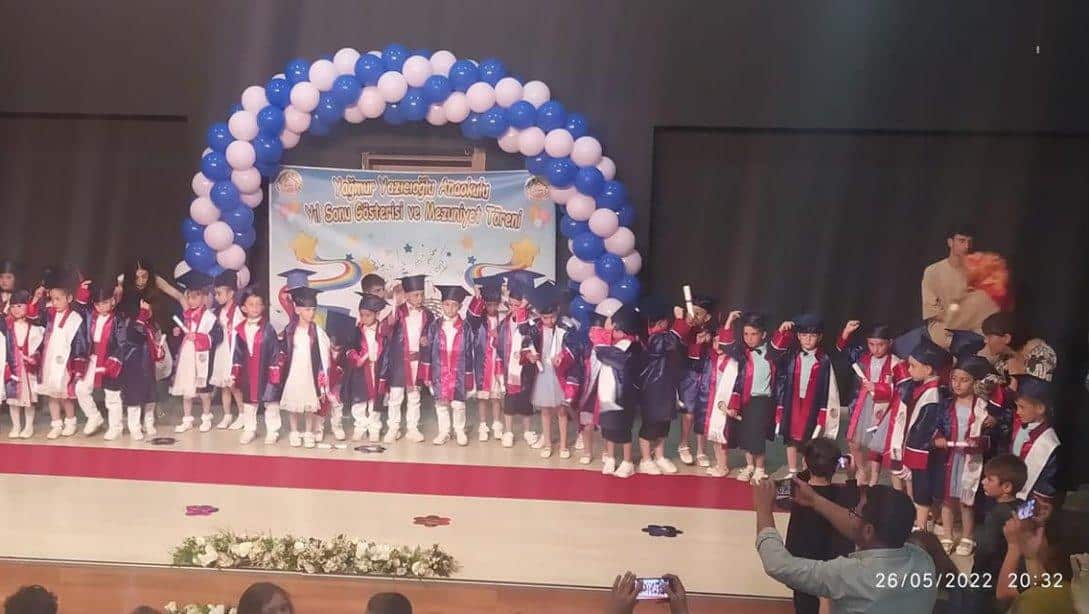 Yağmur Yazıcıoğlu Anaokulu Yılsonu Mezuniyet Töreni Gerçekleştirildi