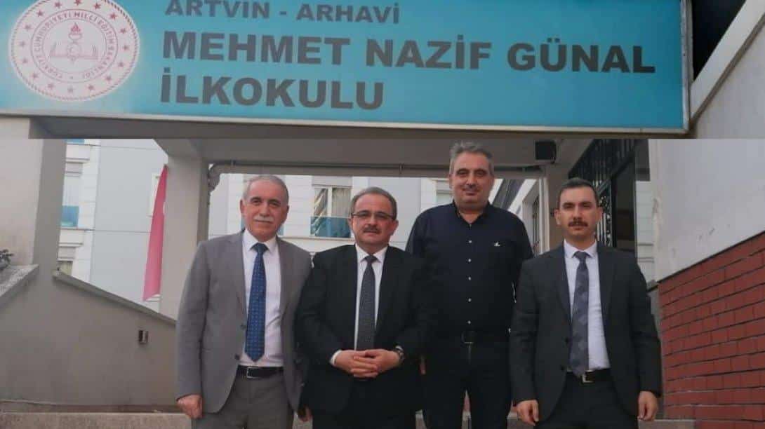 Arhavi İlçe Milli Eğitim Müdürlüğü ve Mehmet Nazif Günal İlkokulu Ziyareti