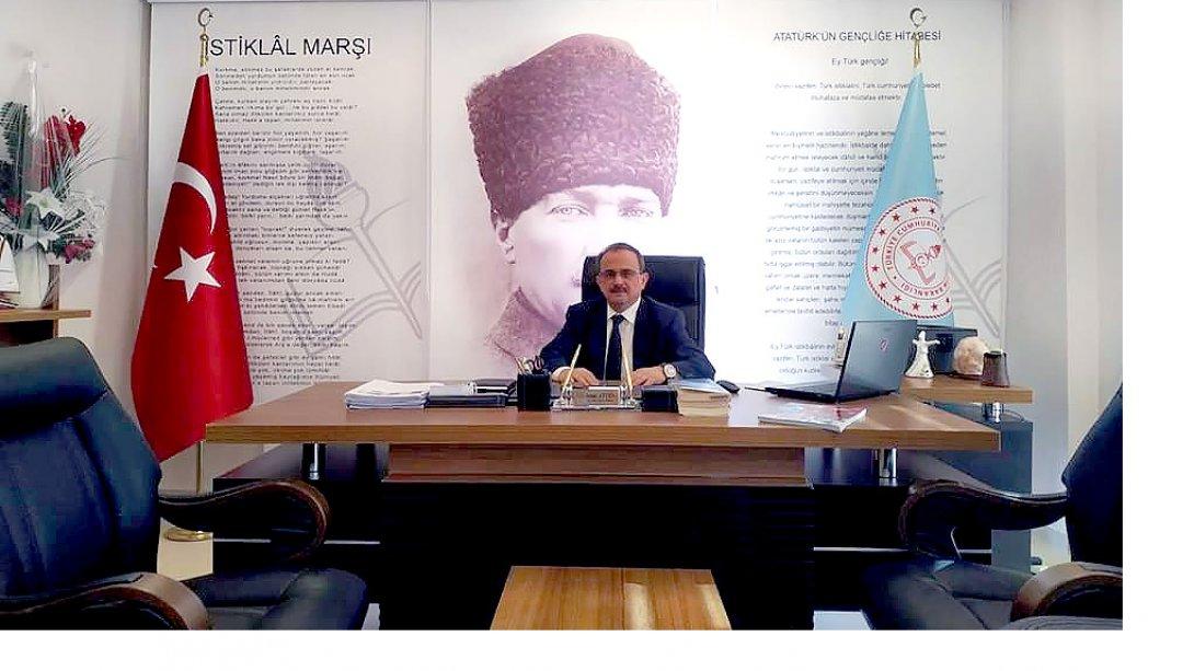İlçe Milli Eğitim Müdürümüz Sezai Aydın'ın 19 Mayıs Atatürk'ü Anma, Gençlik ve Spor Bayramı Mesajı