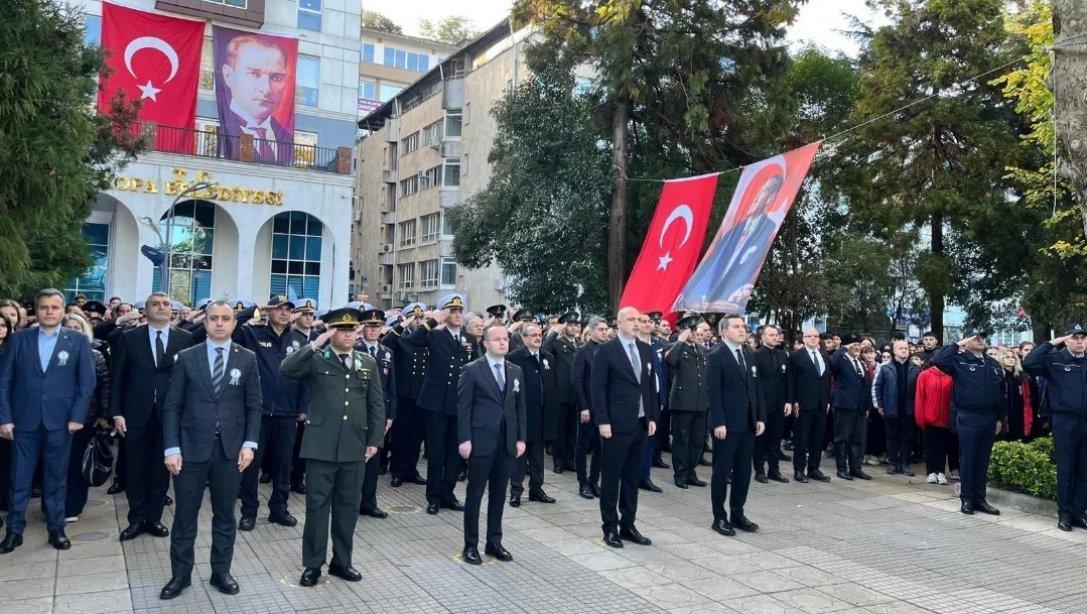 10 Kasım Atatürk'ü Anma Günü Çelenk Töreni ve Programı Gerçekleştirildi 