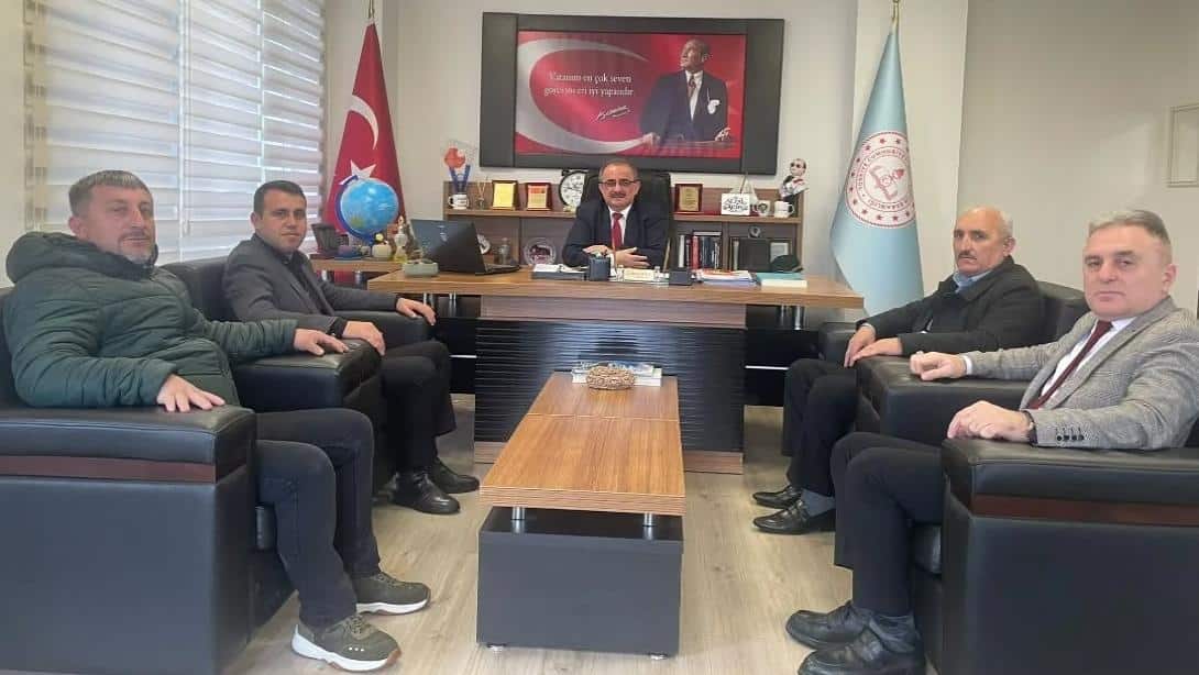 Hopa Şoförler ve Otomobilciler Esnaf Odasından Müdürlüğümüze Nezaket Ziyareti