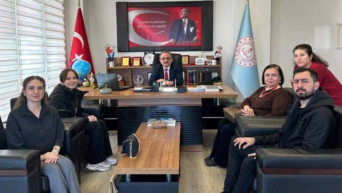 Artvin Rehberlik ve Araştırma Merkezinden Müdürlüğümüze Nezaket Ziyareti