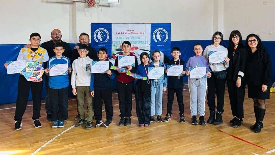 Akıl ve Zekâ Oyunları Artvin İl Finalinde Öğrencilerimizin Büyük Başarısı