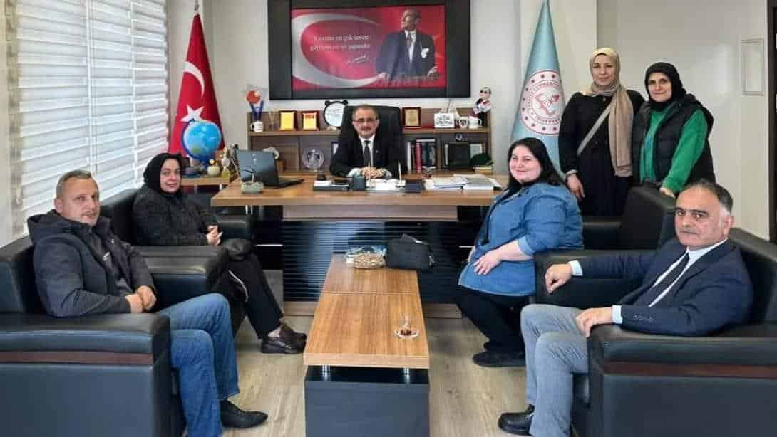 Sugören İlk/Ortaokulu Okul Aile Birliği Yönetim Kurulundan Müdürlüğümüze Ziyaret 